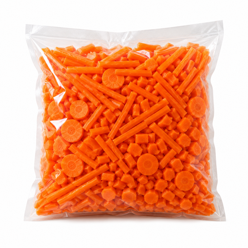Carotte  frais prêts à cuisiner